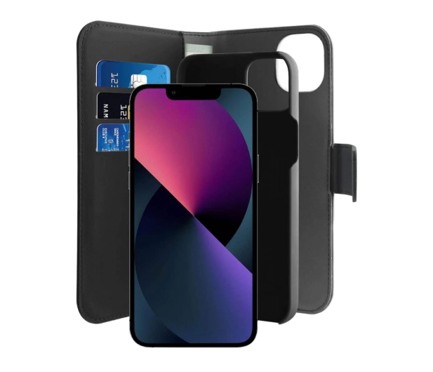Puro Wallet Detachable MagSafe 2w1 z klapką i portfelem do iPhone - 1346158 - zdjęcie 2